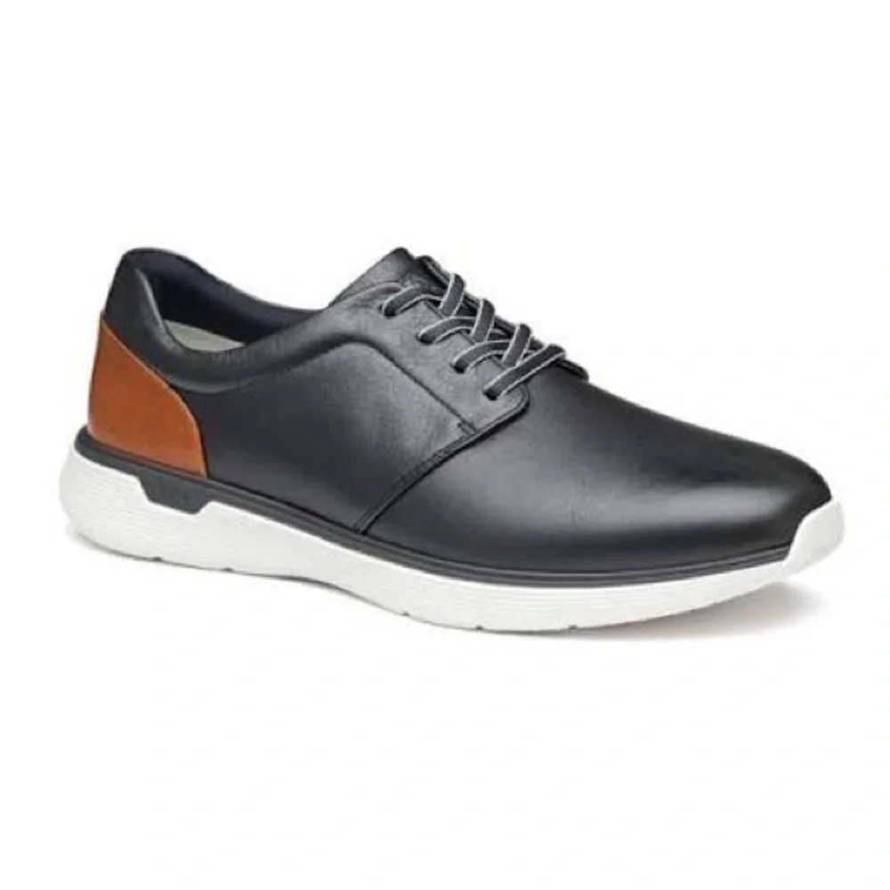 Johnston & Murphy XC4 Prentiss Plain Toe Black Waterproof Full Grain- 11 XW